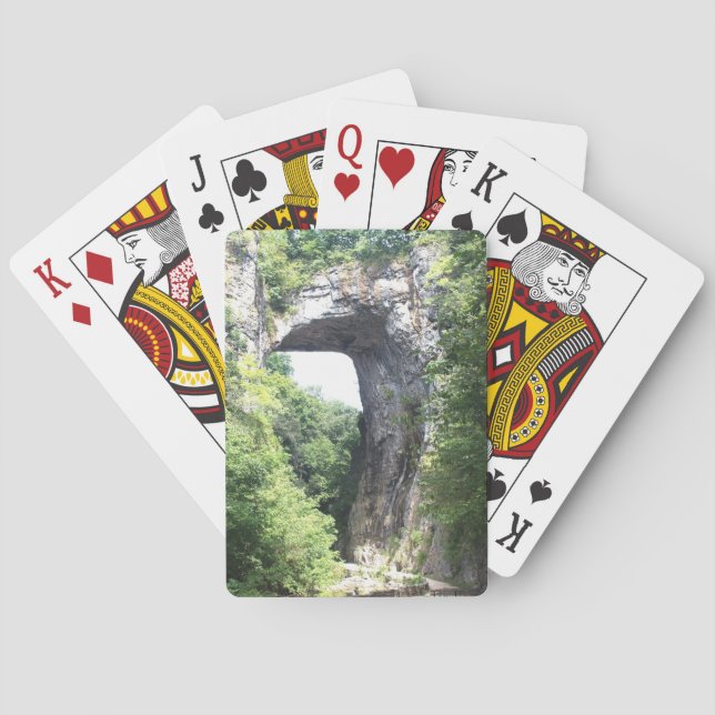 Naturlig bro casinokort (Baksidan)