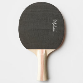 Naturlig canvasstruktur med monogram pingisracket