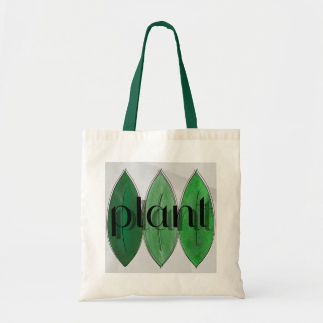 Naturlig eko-väska tygkasse (Framsidan)