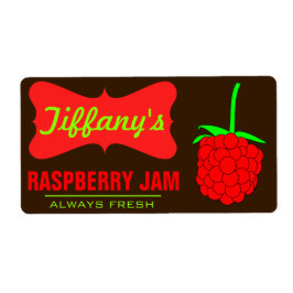 Naturlig ekologisk | Raspberry Sylt | Handmade Syl Fraktsedel