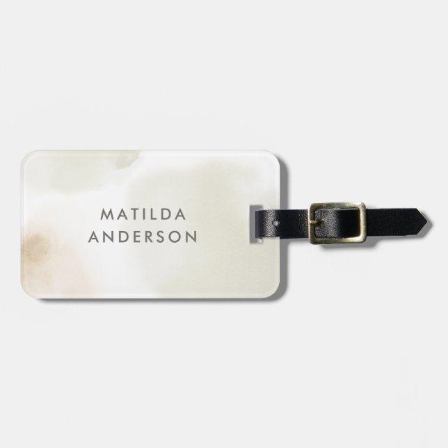 Naturlig elegant med minsta abstrakt, enkel bagagebricka (Horisontell Framsida)