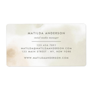 Naturlig elegant med minsta abstrakt, enkel fraktsedel