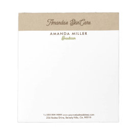 Naturlig Färg Classic Line Struktur Anteckningsblock