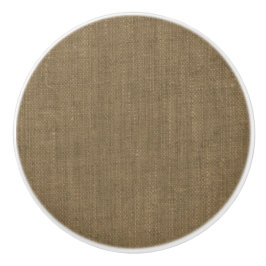 Naturlig färg linen brun struktur, modern rustik knopp