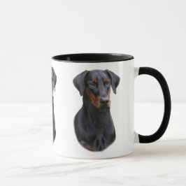 Naturlig gå i ax mugg för Dobermanpinscher