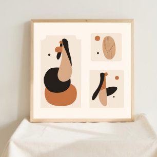 Naturlig Geometri – Feministisk Minimalistisk Kons Poster