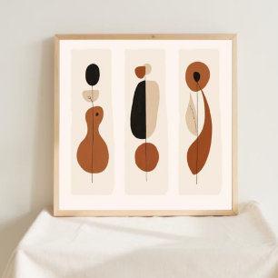 Naturlig Geometri – Feministisk Minimalistisk Kons Poster