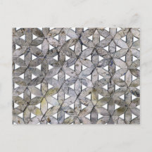 Naturlig Grått Stone Mosaic mönster blomma