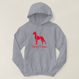 Naturlig Great Dane Hoodie