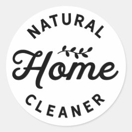 Naturlig Hemstädning Viktig Olja Etikett