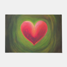 Naturlig hjärtdoormat