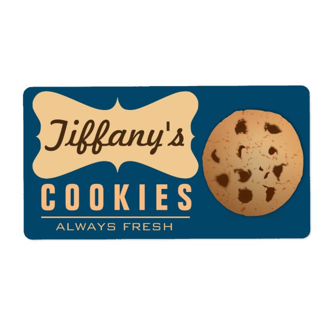 Naturlig | Homebakade | Gourmet | Handmade cookies Fraktsedel (Framsidan)