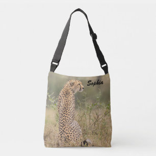 Naturlig inställning i Cheetah Photo som anpassar  Axelväska
