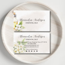 Naturlig Jasmine Essential Oils Watercolor-Blommig