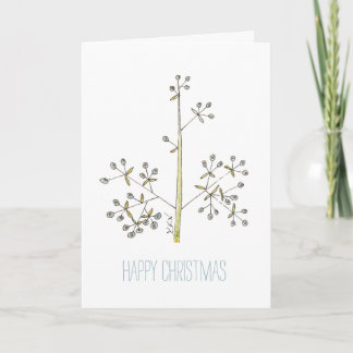 Naturlig jul helgkort