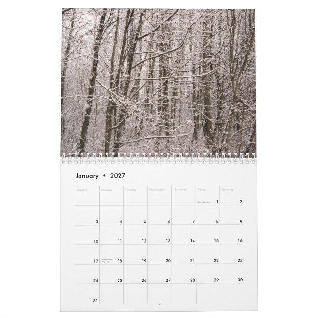 Naturlig kalender för under 2010 (Jan 2027)