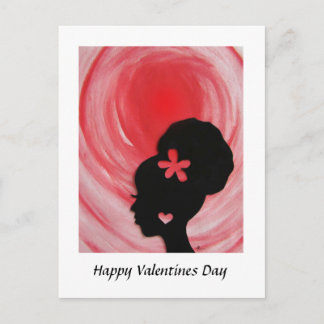 Naturlig kärlekvykort helg vykort