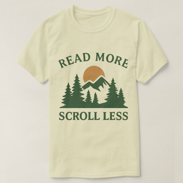 Naturlig klassisk tryckning T-Shirt (Design framsida)