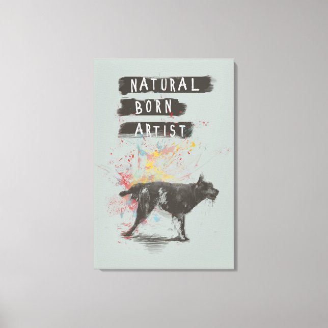 naturlig konstnär canvastryck (Framsida)