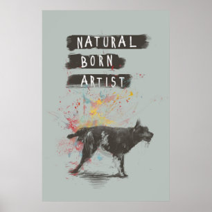 naturlig konstnär poster