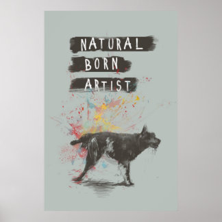 naturlig konstnär poster