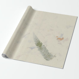Naturlig Kraft-Blommigt Petals Mulberry Fern delik Presentpapper