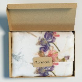 Naturlig Kraft Blommigt Ro Petals Iris Rosor Rosa Presentpapper