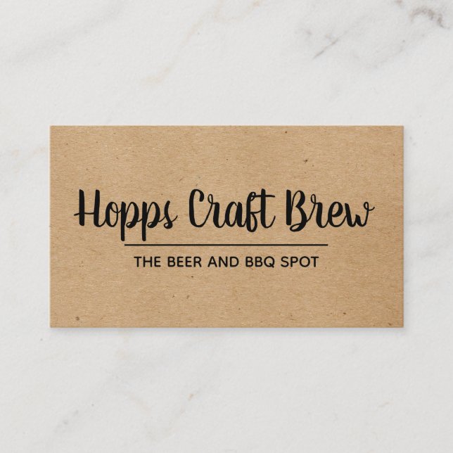 Naturlig | Layout Visitkort (Framsida)