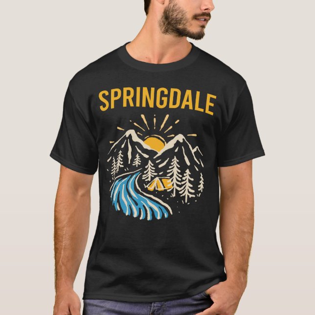 Naturlig liggande Springdale T Shirt (Framsida)