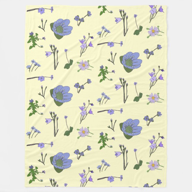 Naturlig Lila filt av naturskog (Framsidan)