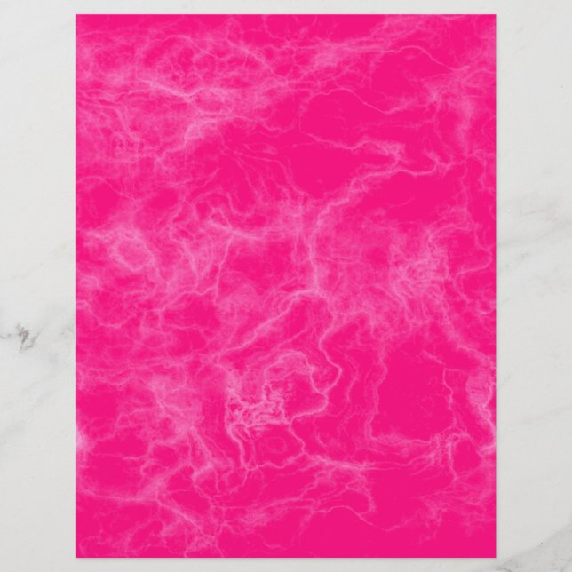 Naturlig Lila och Rosa Marble Scrapbooking Papper (Framsida)