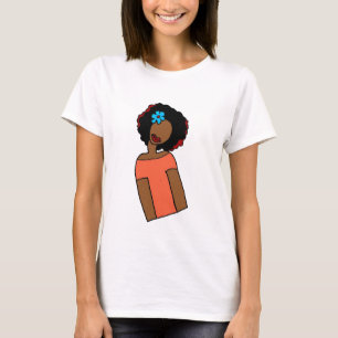Naturlig lutning t shirt