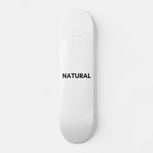 naturlig mini skateboard bräda 18,5 cm (Framsida)