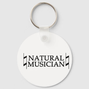 Naturlig musiker nyckelring