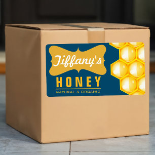 Naturlig Organiskt honung Ren honung Jordbru Fraktsedel