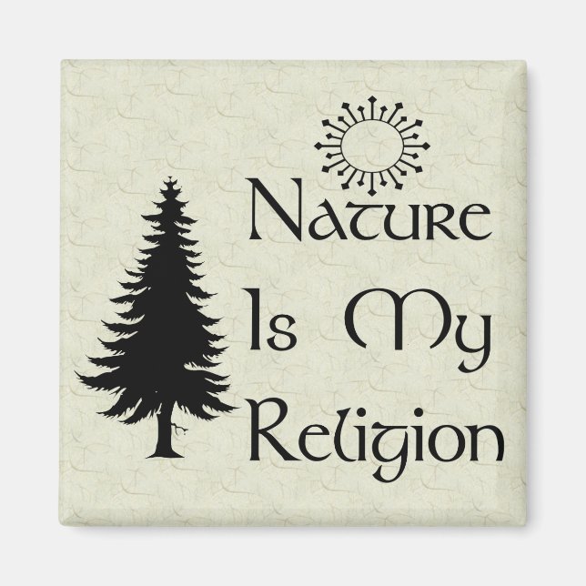 Naturlig religion magnet (Framsidan)