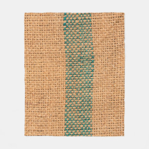 Naturlig sackduk brun färg, texturerad och med bot fleecefilt