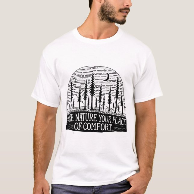 Naturlig Skogskomfort T Shirt (Framsida)