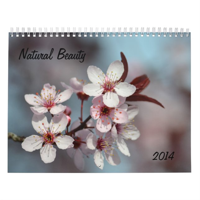 Naturlig skönhet kalender (Omslag)