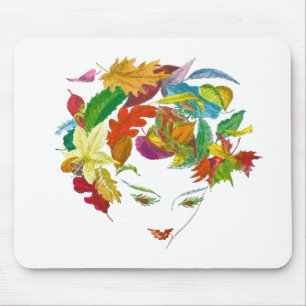 Naturlig skönhet ~ Mousepad/ Abstrakt Retro Modern Musmatta