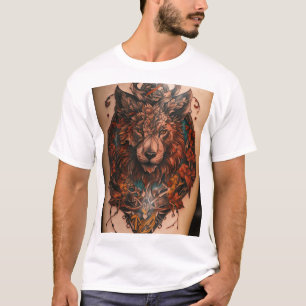 Naturlig Skönhet Vilda Tribal Design" T Shirt