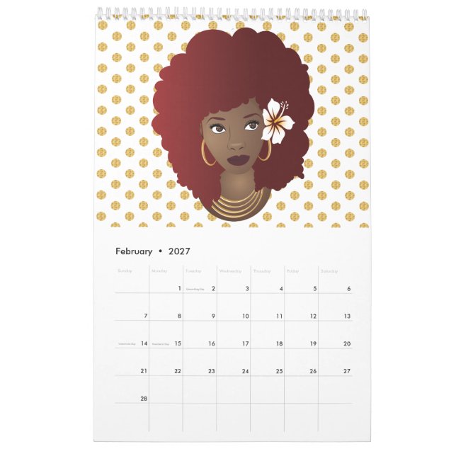 Naturlig skönhetsinsamling | POLKA DOTS Kalender (Feb 2027)