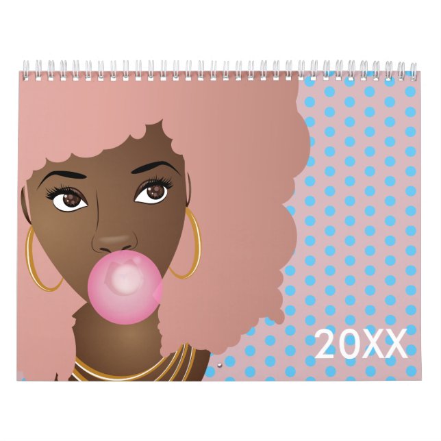 Naturlig skönhetsinsamling | Polka dots Kalender (Omslag)