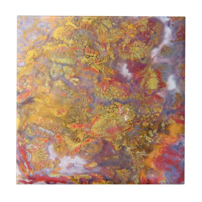 Naturlig stenbild. Giltiga Färger och Mönster Kakelplatta (Framsidan)