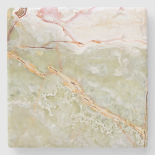 Naturlig stensten Mönster Underlägg