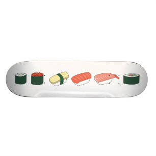 Naturlig SushiSkateboard - Skateboard Bräda 21,5 Cm