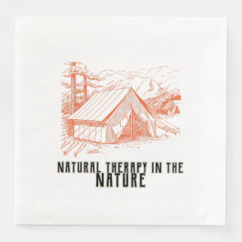 Naturlig terapi i naturen pappersservett