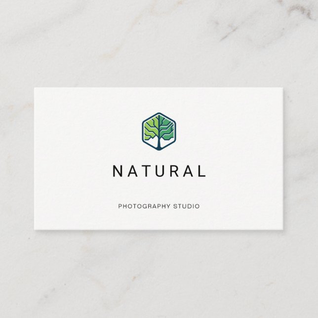 Naturlig | TRÄD Visitkort (Framsida)