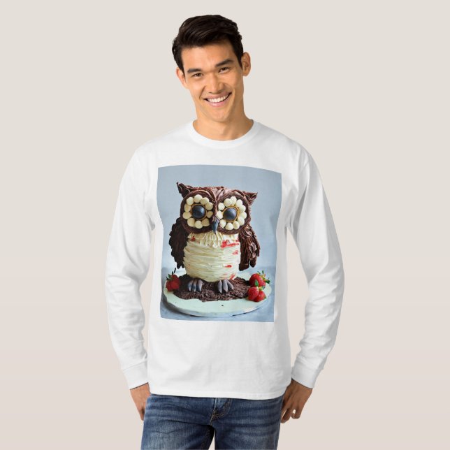 Naturlig Uggl T-Shirt (Hel framsida)