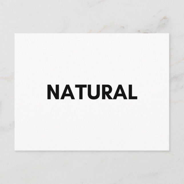 naturlig vykort (Framsida)
